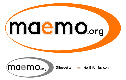 Large size Logo with Silhouette and 16x16 favicon