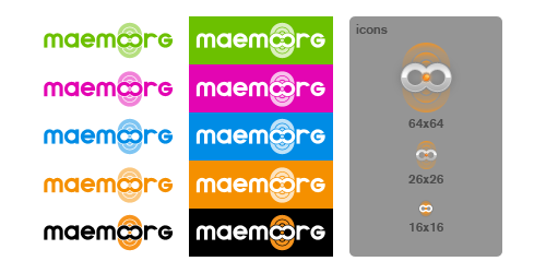 Flat render with color variations and icons.