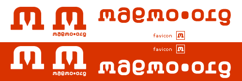 Pure typographic submission — avoiding trendy style —; the middle 'm' stem as stylus; strong visual impact; good readability at small sizes. Just one color/ink. Original color and variation.
