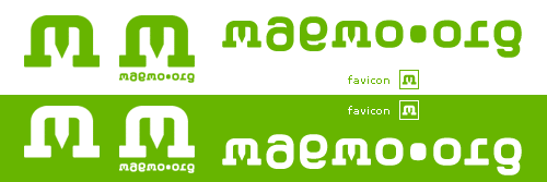 Update: 'maemo' logos without the '.org', and the t-shirt and screen applications deleted. Just symbol, logo and favicon