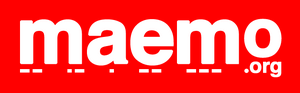 Morse Code: Simple and sharp. I added the morse code version of 'maemo' at the bottom to signify a classic sense of 'communication.' Click image for a sharper version of the logo.