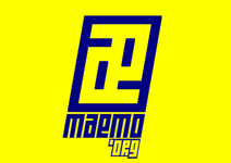 the big AE square style in blue color with the "org" under de "maemo" on yellow background