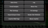 Screenshot of maeFat Menu